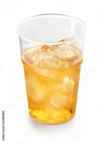 glass of iced drink