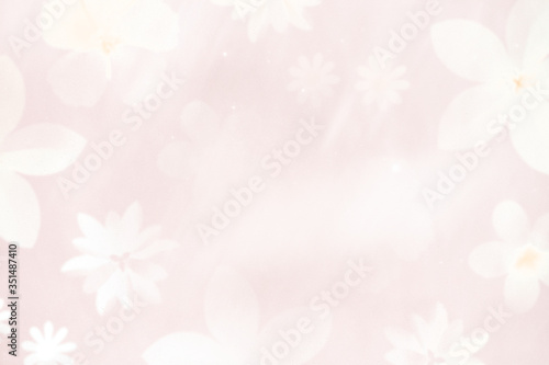 White floral background design resource