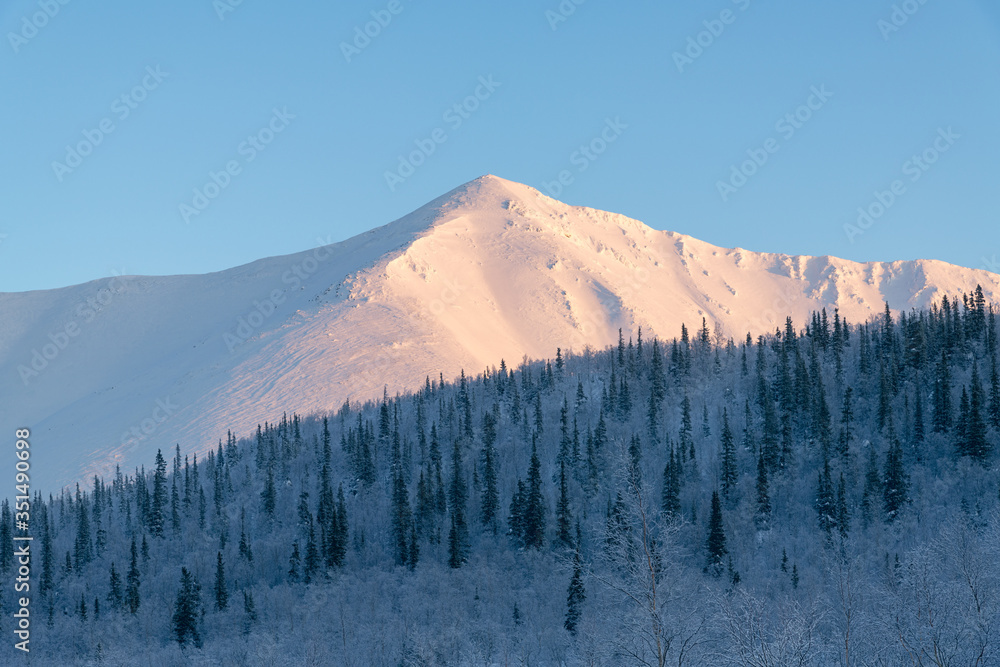 Khibiny mountains near Kirovsk, Murmansk region, Russia