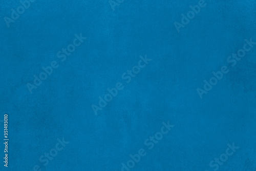 Blue painted concrete wall textured background
