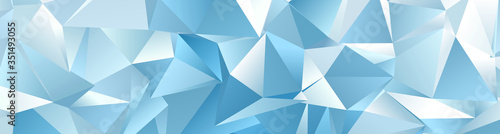 Bild auf Leinwand Abstract Low-Poly background