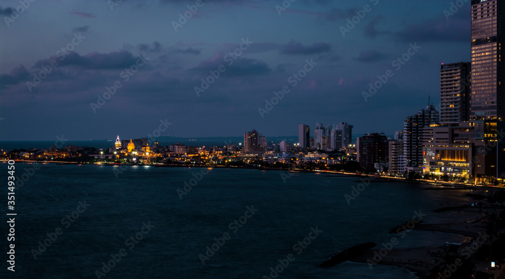 Obraz premium Beach skyline