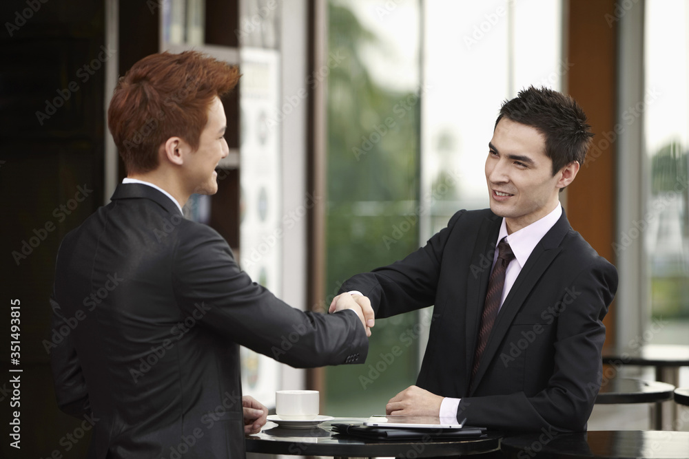 Businessmen shaking hands