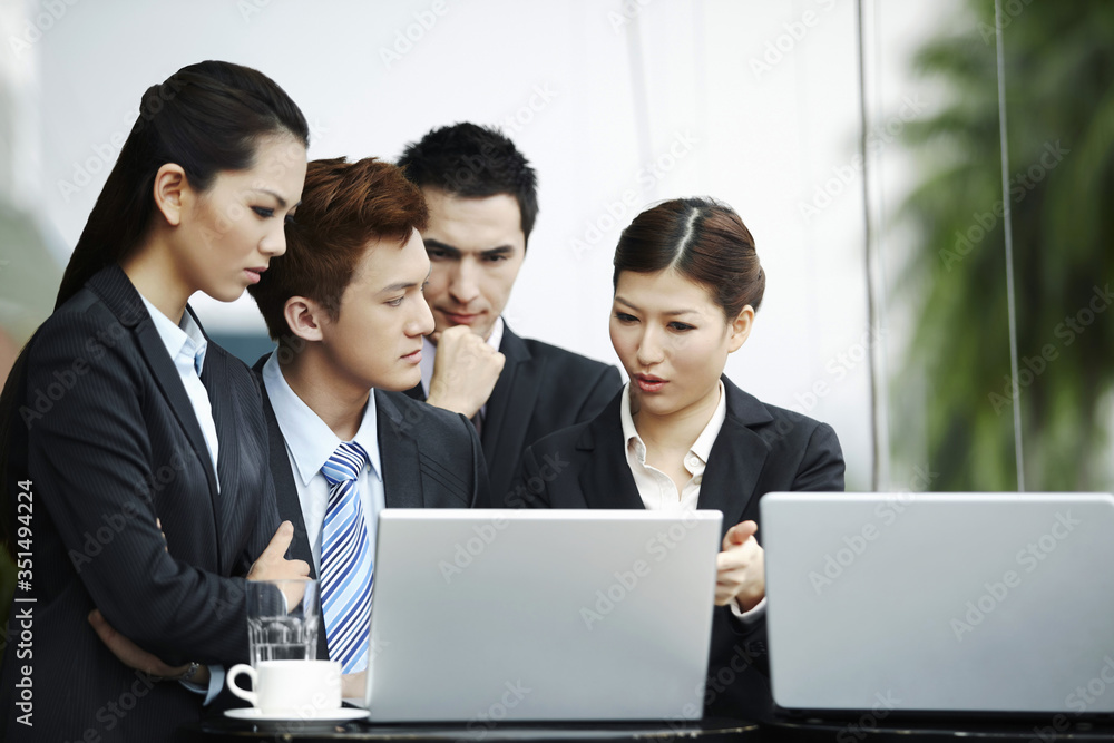 Business people having discussion Business people having discussion