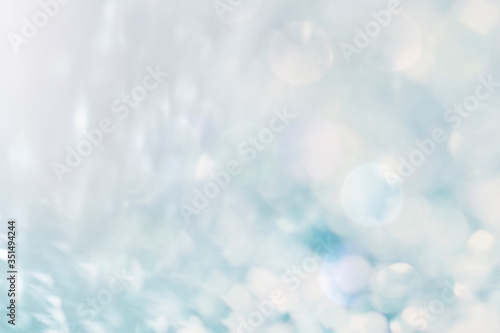 Blue shiny glitter textured background