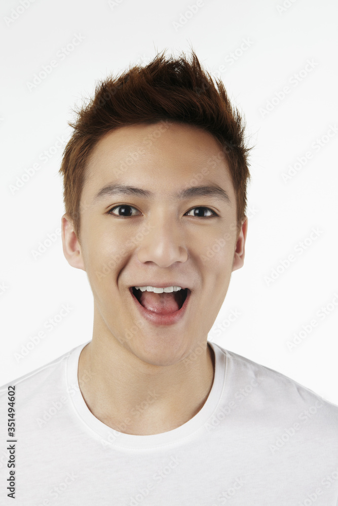 Happy man smiling Happy man smiling