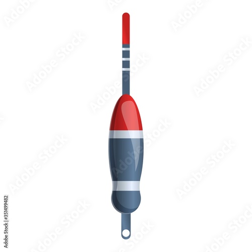 Tackle bobber icon. Cartoon of tackle bobber vector icon for web design isolated on white background