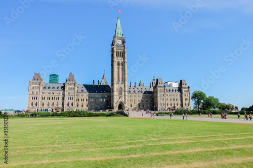 Sticker Canadian Parliament in Summer