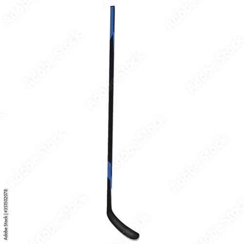 A hockey stick illustration.