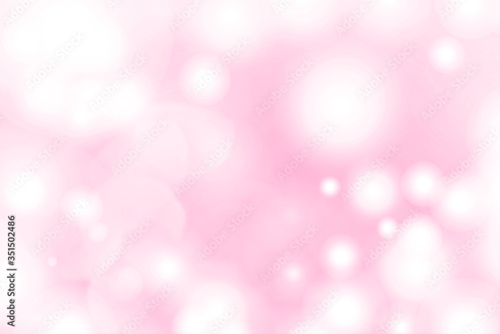 Flamingo pink bokeh patterned background