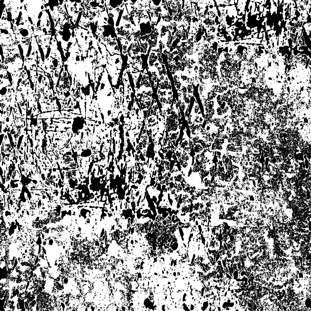 Grunge background black and white. Texture of chips, cracks, scratches, scuffs, dust, dirt. Dark monochrome surface. Old vintage vector pattern Grunge background black and white. Texture of chips, cracks, scratches, scuffs, dust, dirt. Dark monochrome surface. Old vintage vector pattern