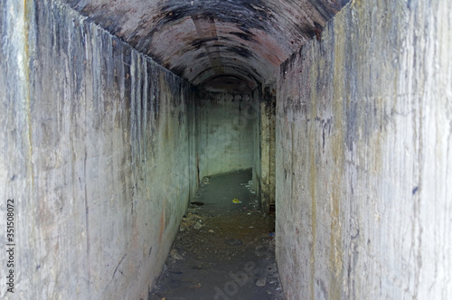 A cave in a underground city photo