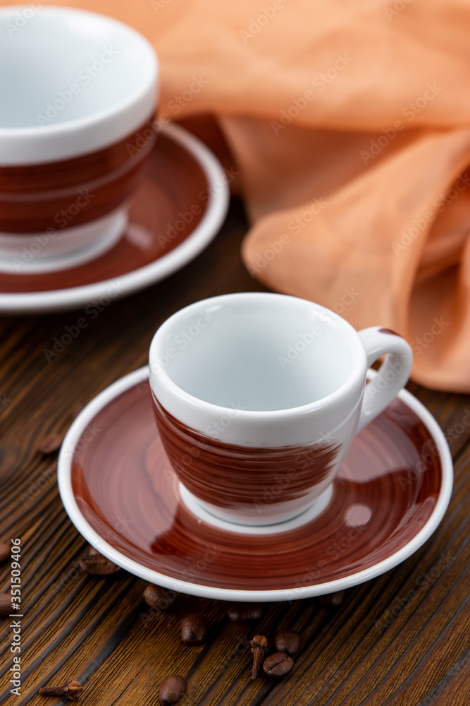 brown cups on brown background brown cups on brown background