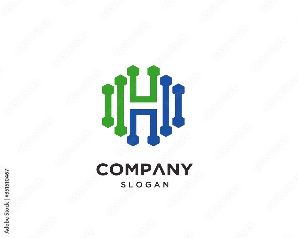 Letter H Modern Creative Logo Design Template Letter H Modern Creative Logo Design Template