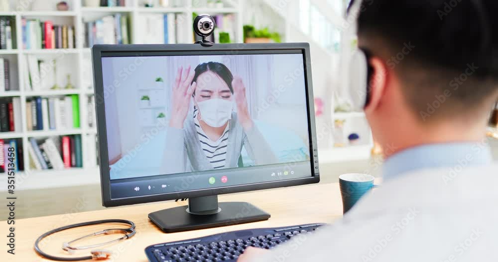 Telemedicine concept with computer Telemedicine concept with computer