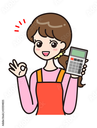 主婦　お金　ポーズ
