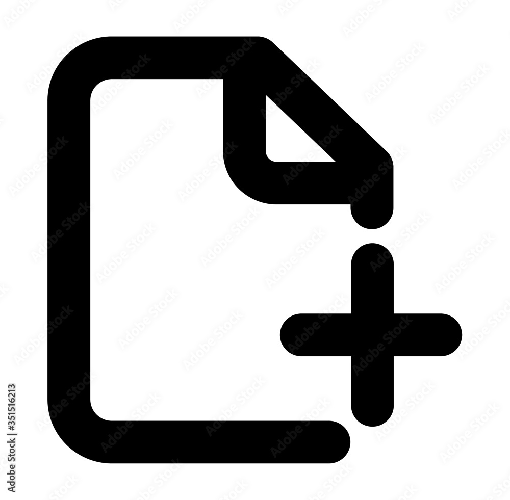 Document Page icon vector for web and app Document Page icon vector for web and app