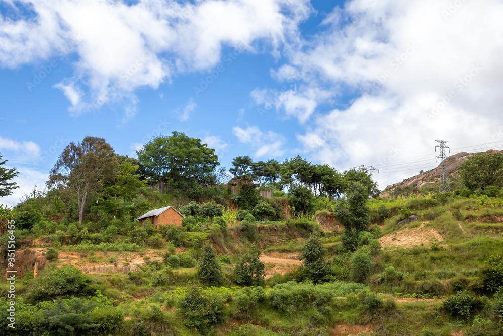 Landscape shots of the island of Madagascar