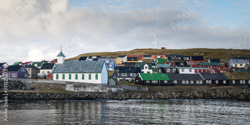 The Quiet town of Nolsoy in The Faroe Islands