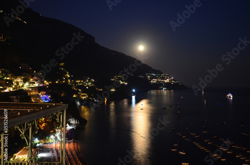 Full moon on Positano.