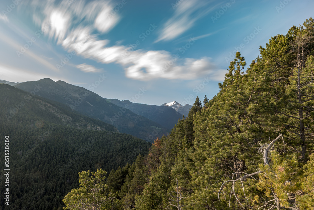 Landscape of Parc Natural Comunal de les Valls del Comapedrosa national park in Andorra Landscape of Parc Natural Comunal de les Valls del Comapedrosa national park in Andorra