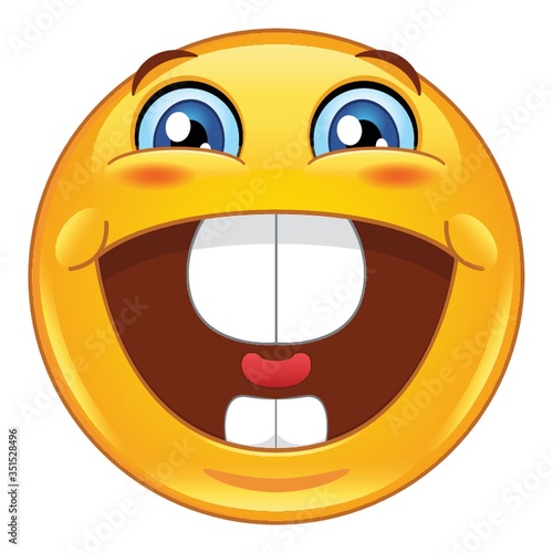 happy and excited emoticon