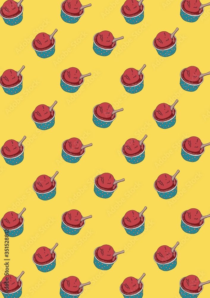 ice cream in a cup background ice cream in a cup background