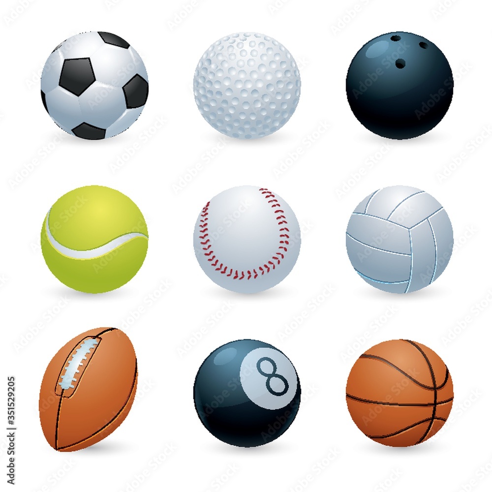 collection of balls collection of balls