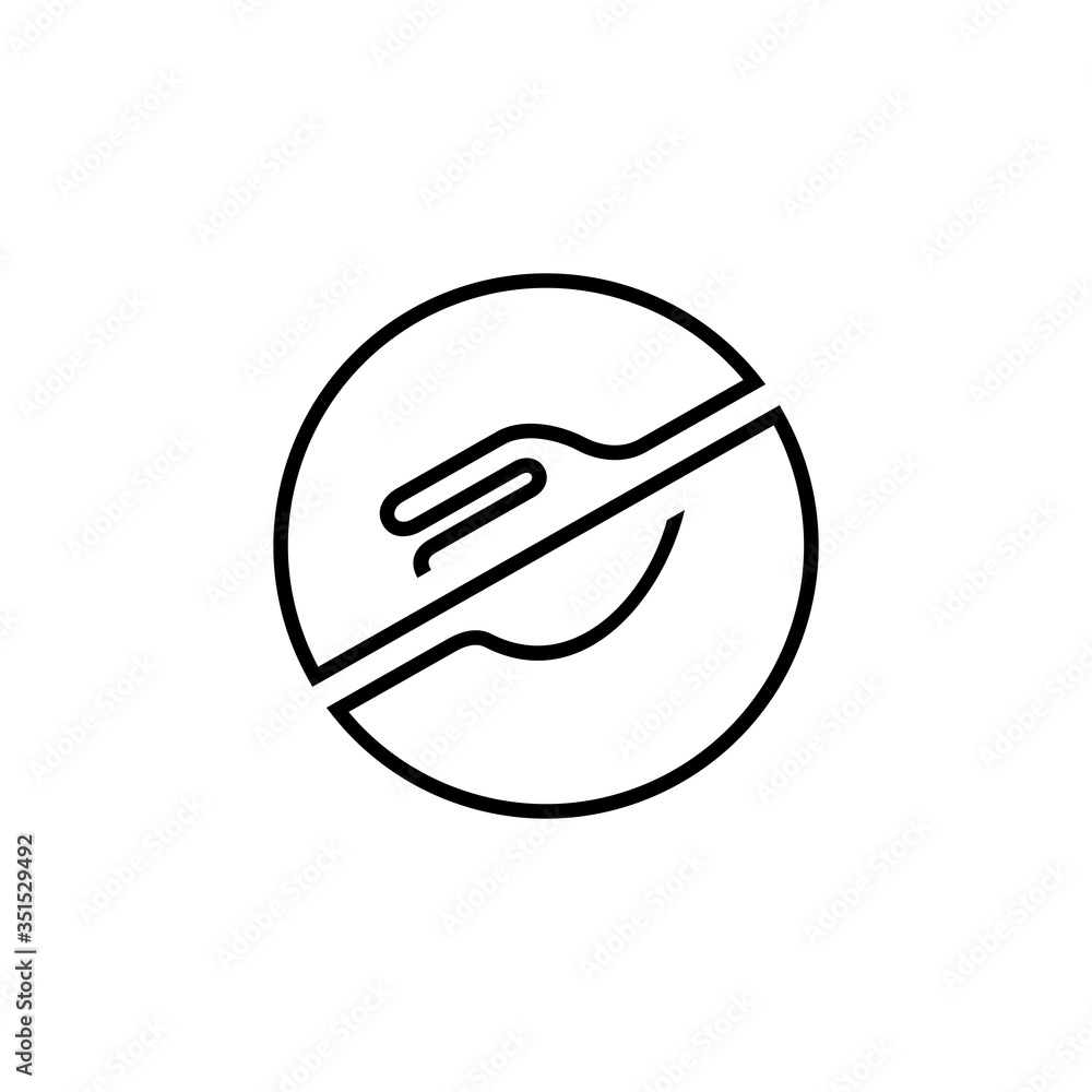 Letter s spoon fork logo Letter s spoon fork logo