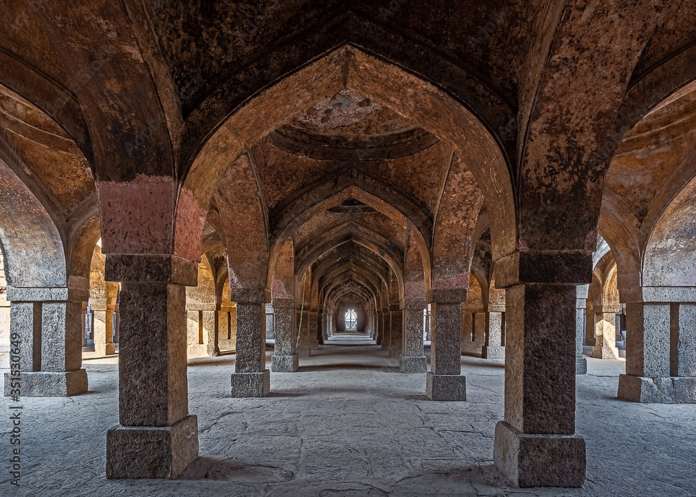 Naklejka premium Khirki Mosque in Delhi, India