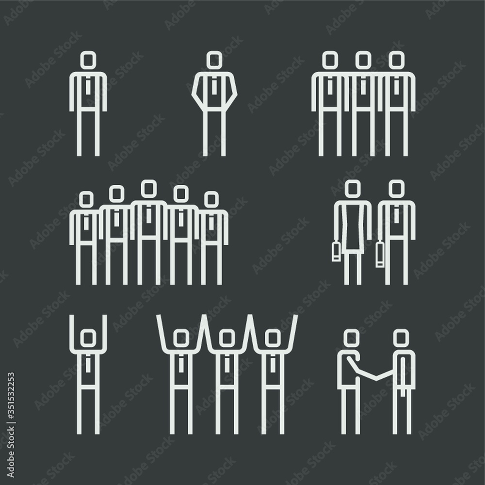 outline of people outline of people