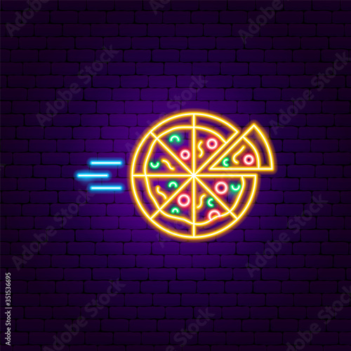 Fast Pizza Neon Sign