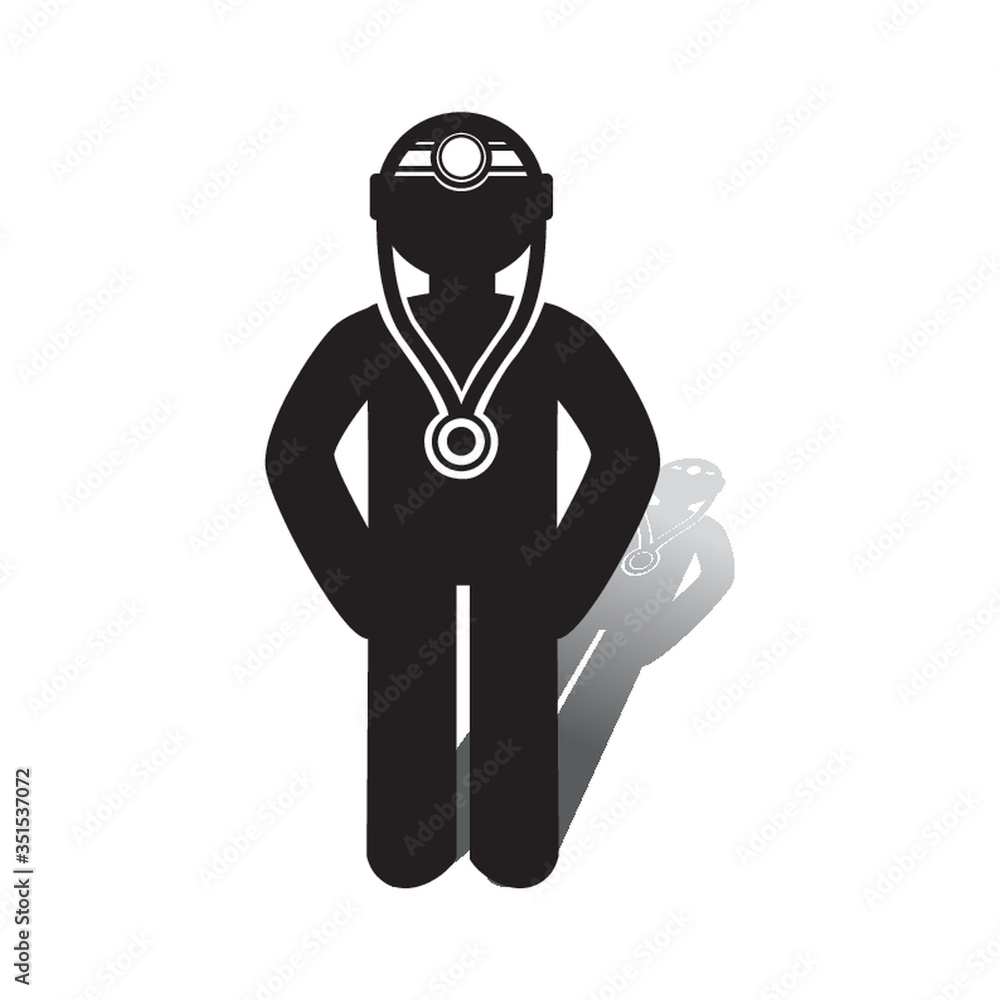 Doctor icon. Doctor icon.