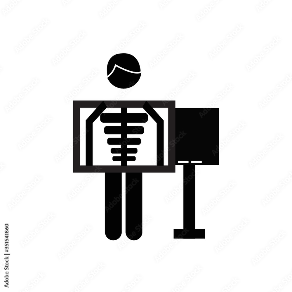 man with xray scan man with xray scan