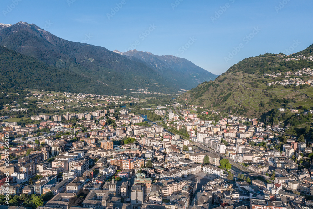 City of Sondrio, Italian Alps