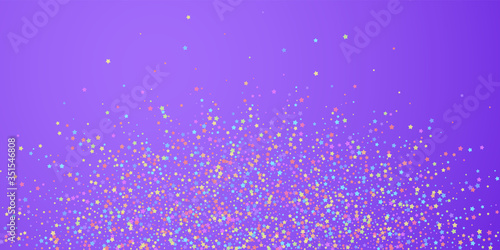 Fototapeta Naklejka Na Ścianę i Meble -  Festive confetti. Celebration stars. Colorful star