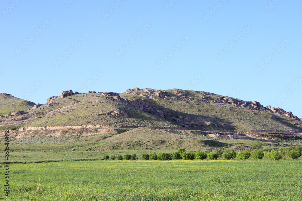 Obraz premium mountain landscape with blue sky