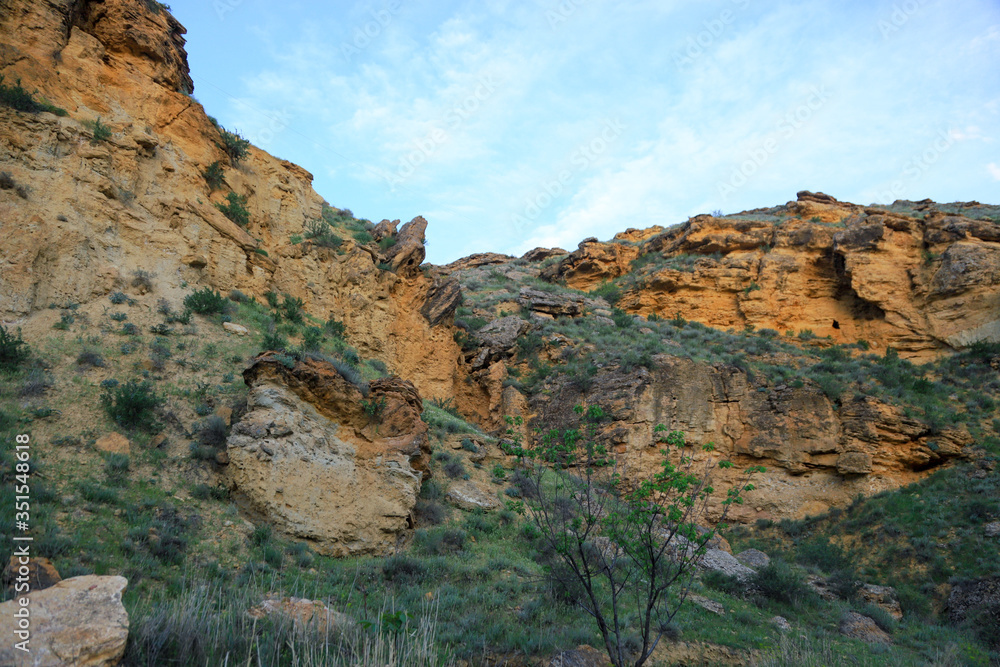 Fototapeta premium formacja skalna w górach