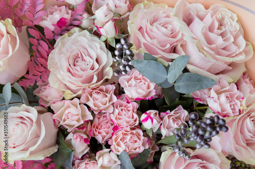 bouquet of flowers close up