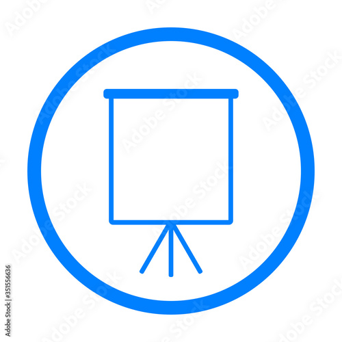 Flipchart und Kreis