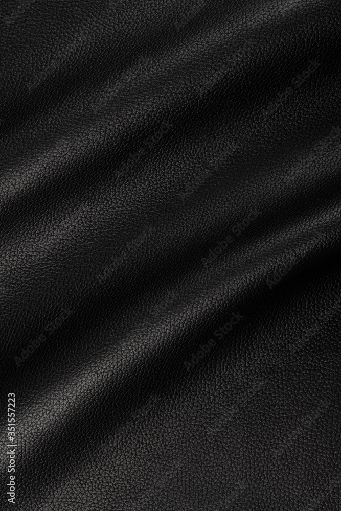 black leather empty wavy background, mockup with copy space close up black leather empty wavy background, mockup with copy space close up