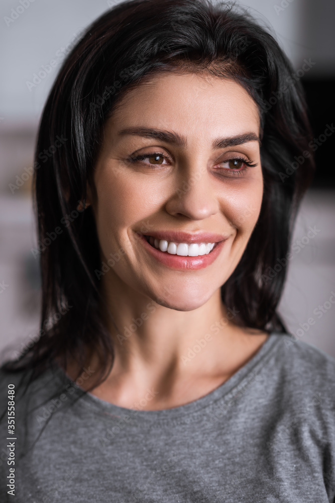 smiling woman with bruise on face, domestic violence concept smiling woman with bruise on face, domestic violence concept
