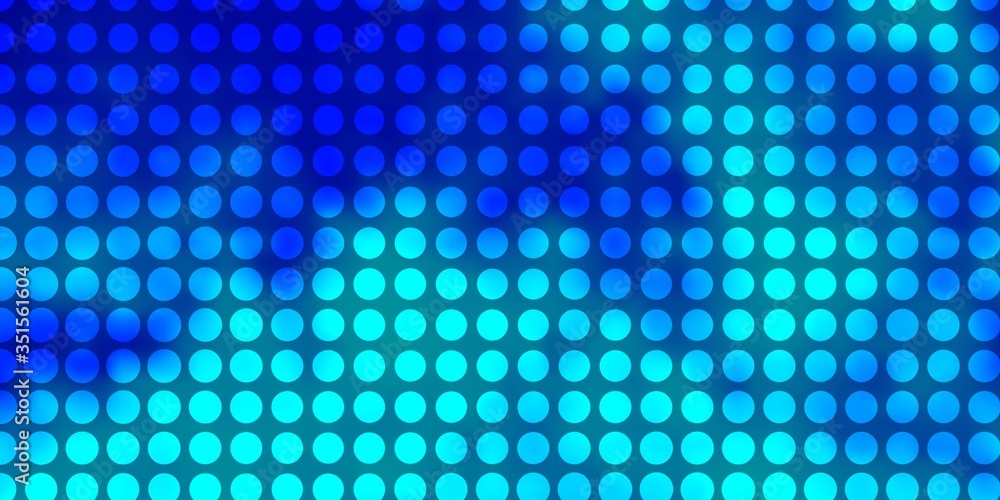 Light BLUE vector layout with circles. Glitter abstract illustration with colorful drops. Pattern for business ads. Light BLUE vector layout with circles. Glitter abstract illustration with colorful drops. Pattern for business ads.
