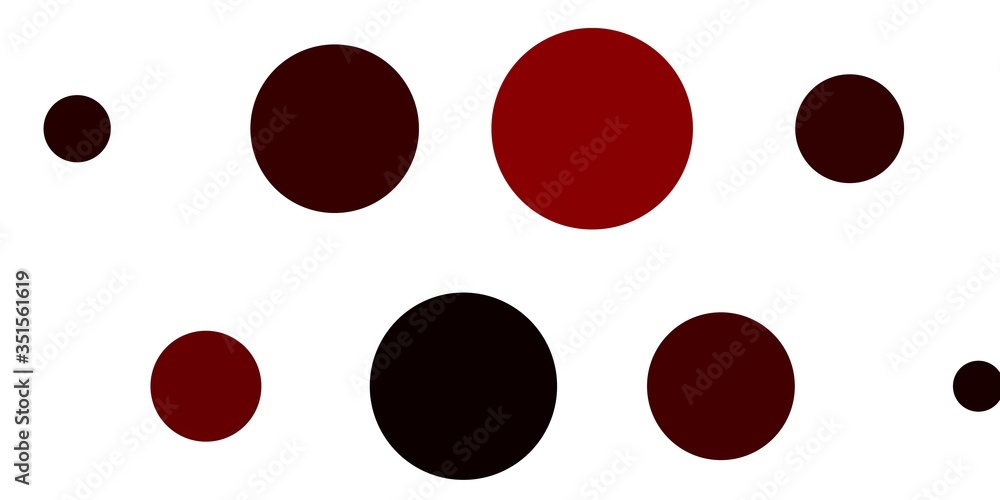 Light Red vector background with spots. Illustration with set of shining colorful abstract spheres. New template for a brand book. Light Red vector background with spots. Illustration with set of shining colorful abstract spheres. New template for a brand book.