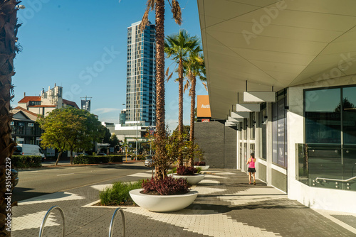 residential apartment buildings in a commercial zone in Perth, Western Australia