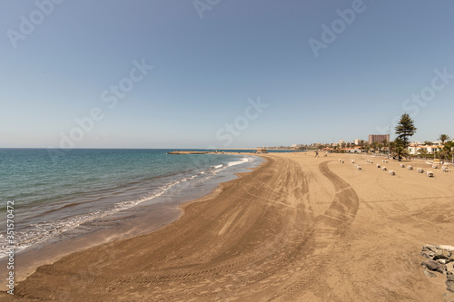 Playa de las Burras en Isla de Gran Canaria  Espa  a
