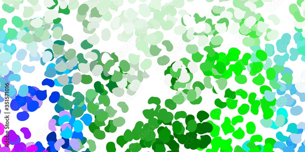 Light pink, green vector template with abstract forms. Light pink, green vector template with abstract forms.