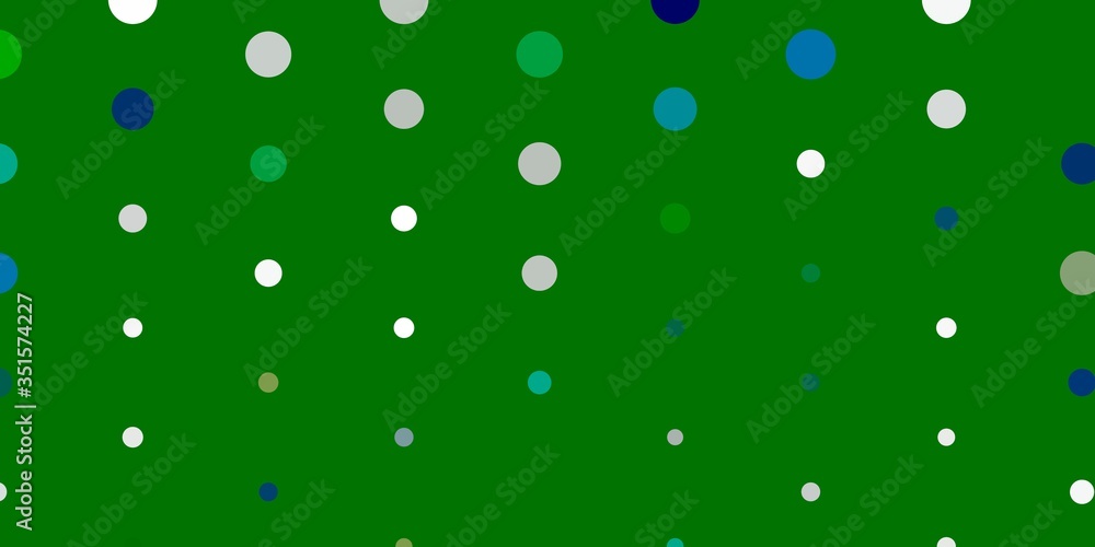 Light green vector layout with circle shapes.
