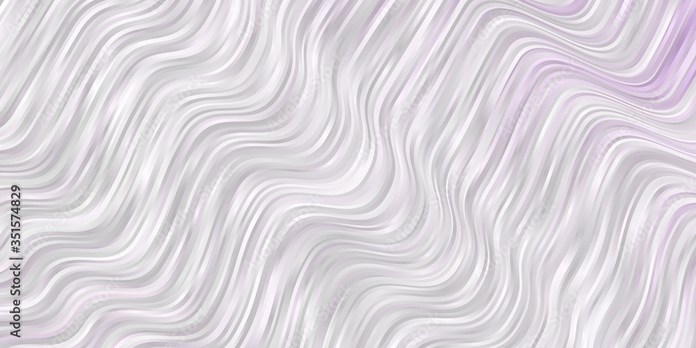Light Purple vector background with wry lines. Colorful illustration in abstract style with bent lines. Pattern for websites, landing pages.