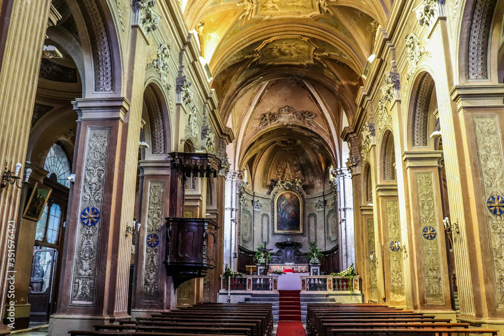 Fototapeta premium Priverno - Cattedrale di Santa Maria Annunziata - Latina, Italy